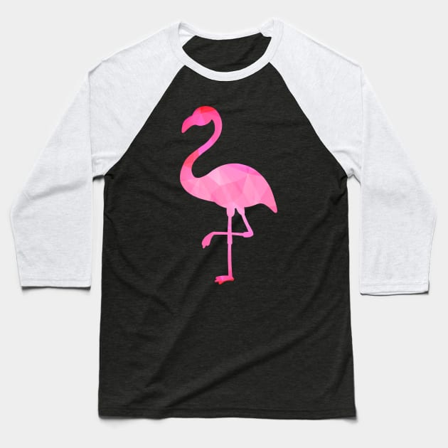 Flamingo Baseball T-Shirt by Morishasha